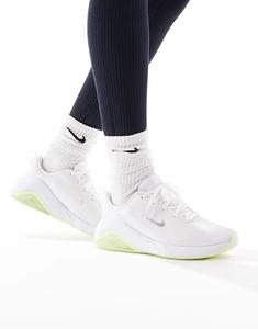 Кроссовки Nike Training Zoom Bella 7 белого и зеленого цветов