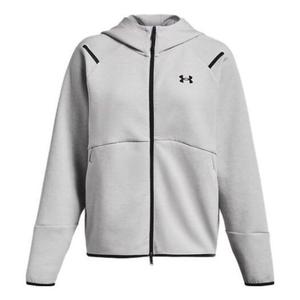 Куртка unstoppable fleece full zip jacket 'light grey' Under Armour, серый