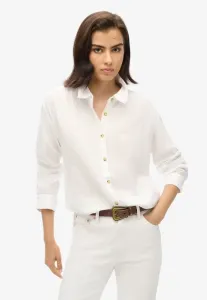 Длинная пляжная блузка на пуговицах Superdry & Co, White