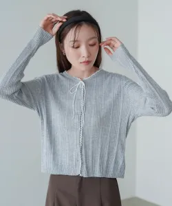 кардиган с лентой