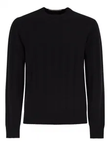 Свитер с воротником в рубчик Peserico, синий