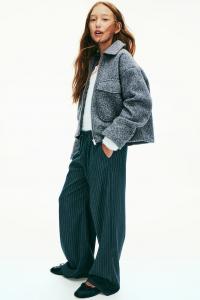Валяная куртка H&M, серый