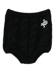 Декорированные шорты Simone Rocha, черный