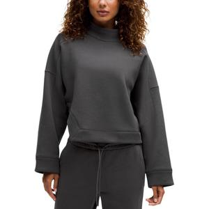 Плюшевая флисовая толстовка women's Lululemon, графит