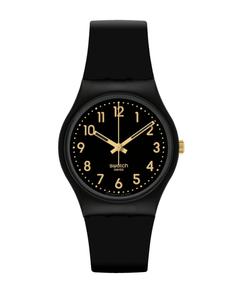 Часы Golden Tac с черным ремешком из органического материала Swatch, черный