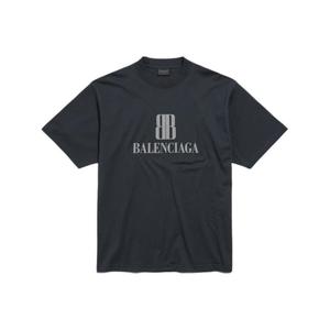Футболка Nano Bb Medium Fit Balenciaga, черный