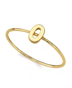 Кольцо с инициалами из 14-каратного золота 2028, o