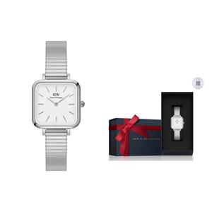 DW/DanielWellington Часы Daniel Wellington Quadro Studio Silver 22x22mm, Classic Premium Blue Box