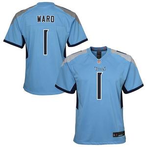 Джерси Tennessee Titans Youth Cameron Ward Light Blue Nike