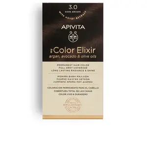 Краска для волос My color elixir coloración permanente Apivita, цвет 3.0, 1 шт.