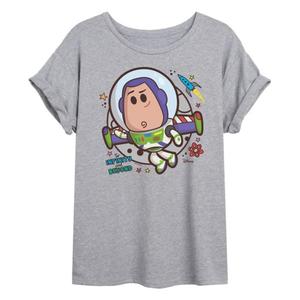 Футболка оверсайз для детей с Buzz Lightyear из «Истории игрушек» Disney / Pixar, серый