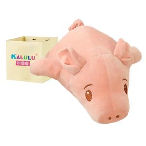 Плюшевая игрушка поросенок 35см/45см высота Click, Chubby Piglet 35Cm [Gift Box Version]