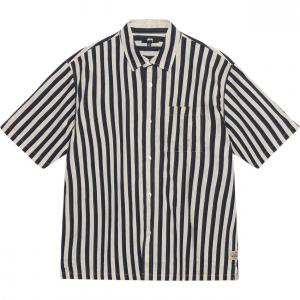 Рубашка Stüssy Flat Bottom Stripe Stussy, зеленый
