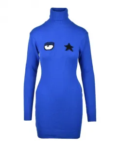 Вязаное платье Chiara Ferragni Collection, синий