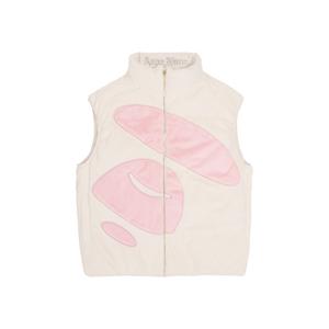 Реверсивная утепленная флисовая жилетка Aape, белый IVX