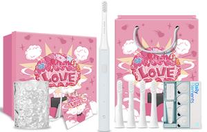 Электрическая зубная щетка t100 звуковая вибрация ipx7 waterproof умная зарядка импортные мягкие щетинки Xiaomi, синий