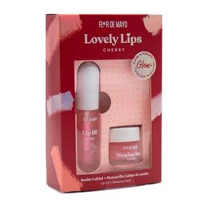 Маска для губ Lip Pack Glow Cherry Lip Oil + Ночная маска FLOR DE MAYO