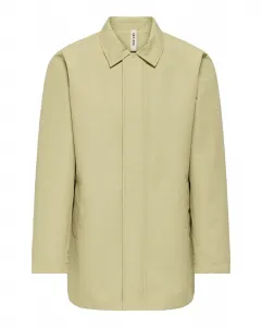 Мужской водонепроницаемый тренч стандартного кроя Only & Sons, бежевый