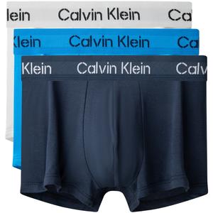 CALVIN KLEIN Трусы Мужские 3 шт, ONG-Темно-Синий/Лунный Белый/Небесно-Голубой