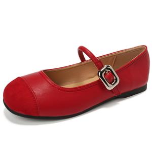 GOSO Красные туфли Мэри Джейн для женщин, цвет Red