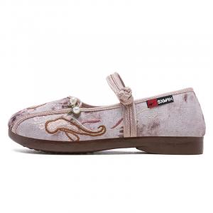 DOUBLE STAR 88 Женские повседневные туфли на низком каблуке розовые, цвет Pink