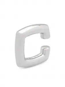 Серьга-кафф с камнем Tom Wood, серый