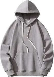 Толстовка мужская с капюшоном на шнурке