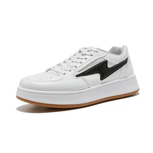 Непромокаемые легкие низкие скейтерские кроссовки женские белые Komanic, фиолетовые