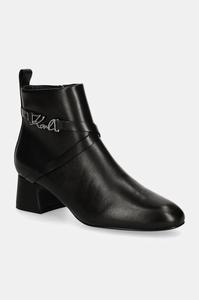 Кожаные ботильоны BONNIE Karl Lagerfeld, черный