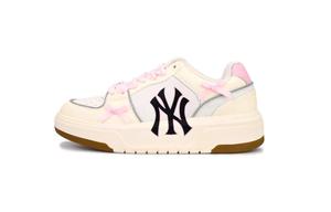 Кроссовки MLB Chunky Liner Skateboarding Shoes Unisex Low-top White Pink, розовый
