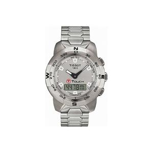 TISSOT Часы Quartz Movement Men's Watch Watch Silver Dial Stainless Steel Case Stainless Steel Watchband, Silver