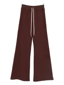 Брюки, украшенные заклепками Rick Owens Drkshdw, красный