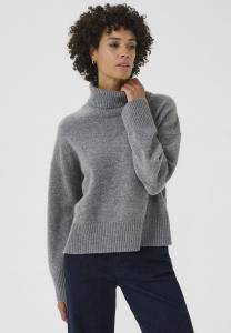 Джемпер Part Two Jumper, Medium Grey Melange/Light Grey