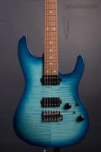 Электрогитара Ibanez Standard AZ24S1F - Прозрачный бирюзовый градиент
