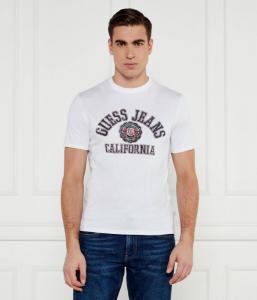Футболка мужская Guess Jeans с принтом, белый