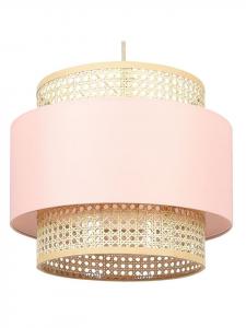 Beliani Подвесные светильники YUMURI /Розовый - (Ш) 40 x (В) 172 x (Д) 40 см