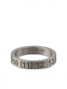 Кольцо с гравировкой Maison Margiela, серебряный