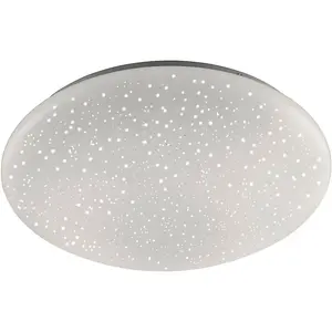 Потолочный светильник SKYLER с LED-панелью, 1 шт., нейтральный белый | дневной белый | теплый белый RGB+W Just Light, белый