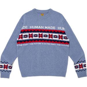 Свитер Unisex HUMAN MADE, синий