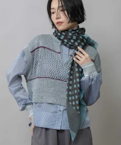 палантин в горошек