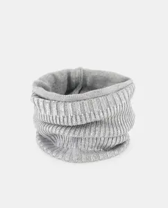 Девичий жаккардовый воротник с фольгой Kids El Corte Inglés, светло-серый