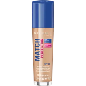 Увлажняющая основа для лица истинно бежевый 203 Rimmel Match Perfection, 30 мл