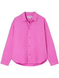Хлопковая рубашка Sunnei, розовый