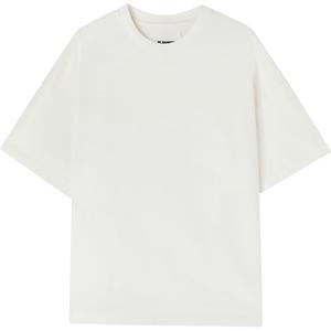 Футболка с круглым вырезом JIL SANDER, белый