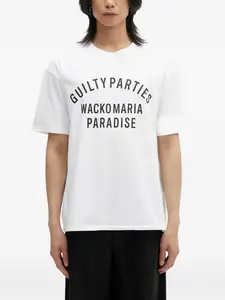 Футболка с графичным принтом Wacko Maria, белый