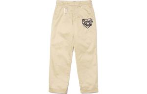 Прямые брюки с логотипом в форме сердца HUMAN MADE, светло-умбра