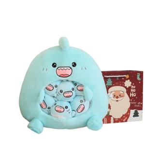 Плюшевая игрушка милая капибара акула в виде закусочного пакета, высота 10см/35см OU DI PIG