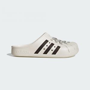 Сандалии Adidas Adilette Clogs, цвет White/Black/Wonder Gray