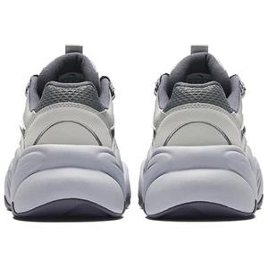 Анта Антискользящие Износостойкие Низкие Массивные Кроссовки Женские Серые, Светло-Серый/Слюдяной Серый/Жаккардовый Серый