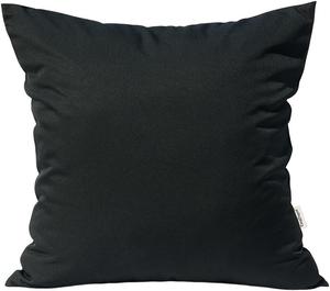 TangDepot Декоративные наволочки из искусственного шелка черные Black